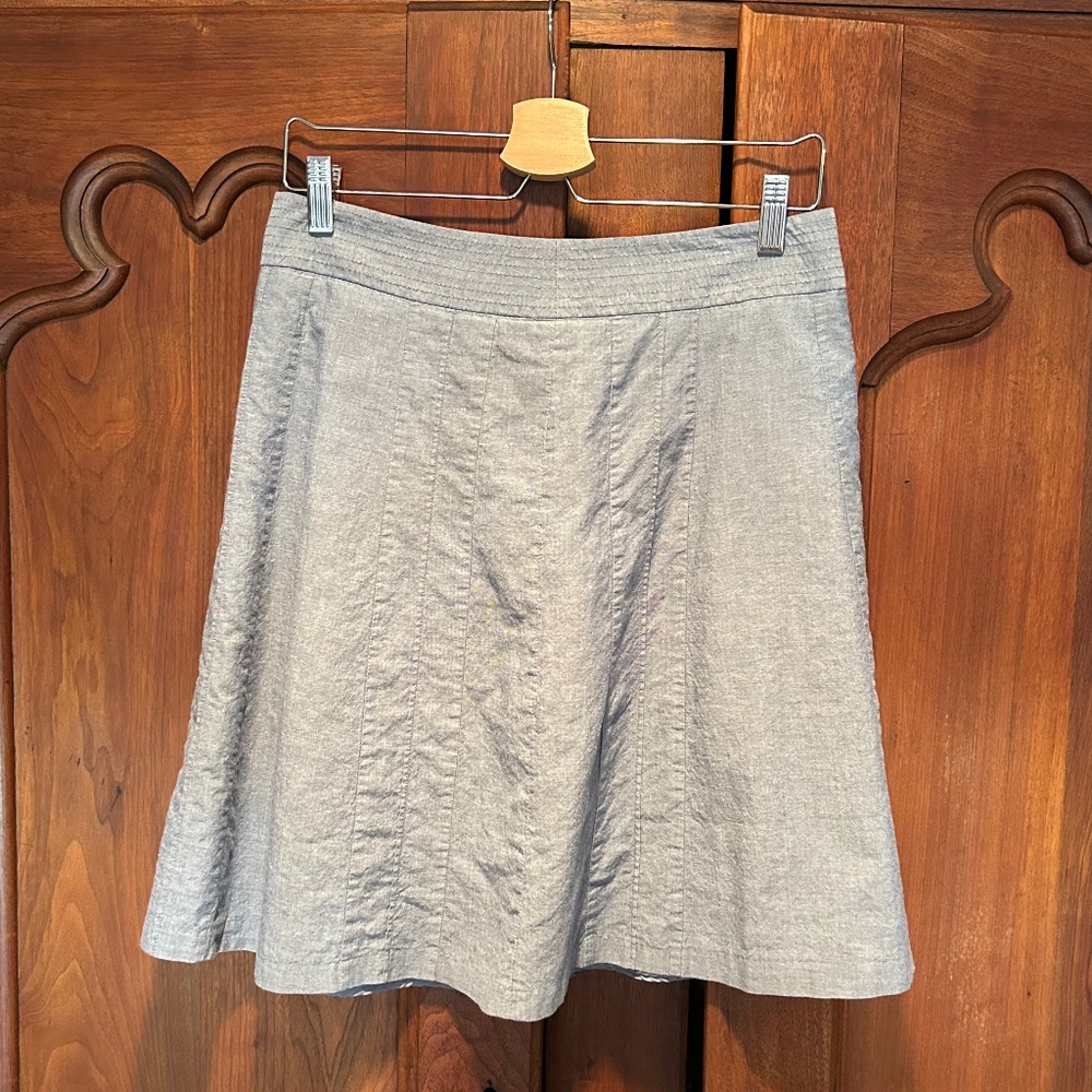 Light blue chambray skirt The Limited 8